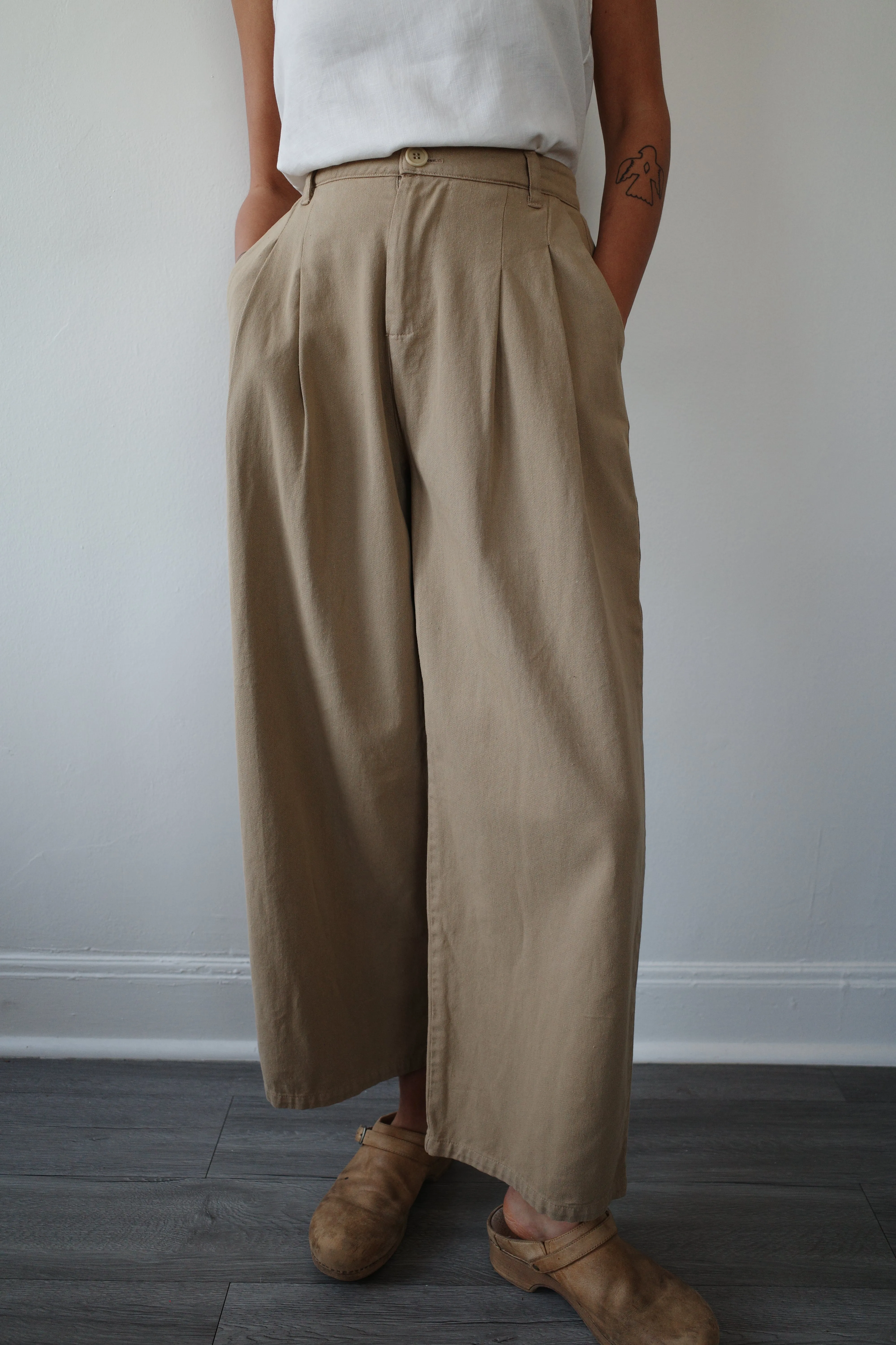 Tehya Trouser - Bay Leaf