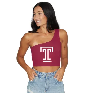 Temple Owls One Shoulder Top