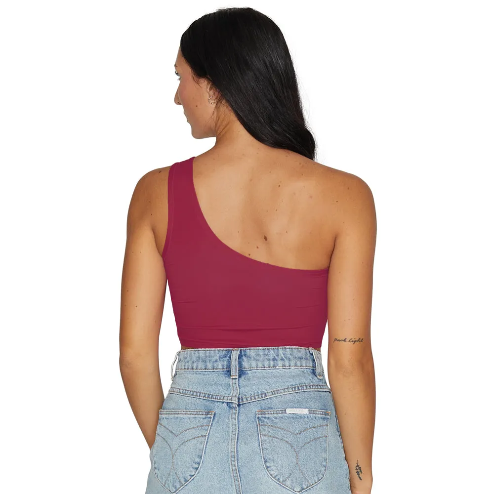 Temple Owls One Shoulder Top