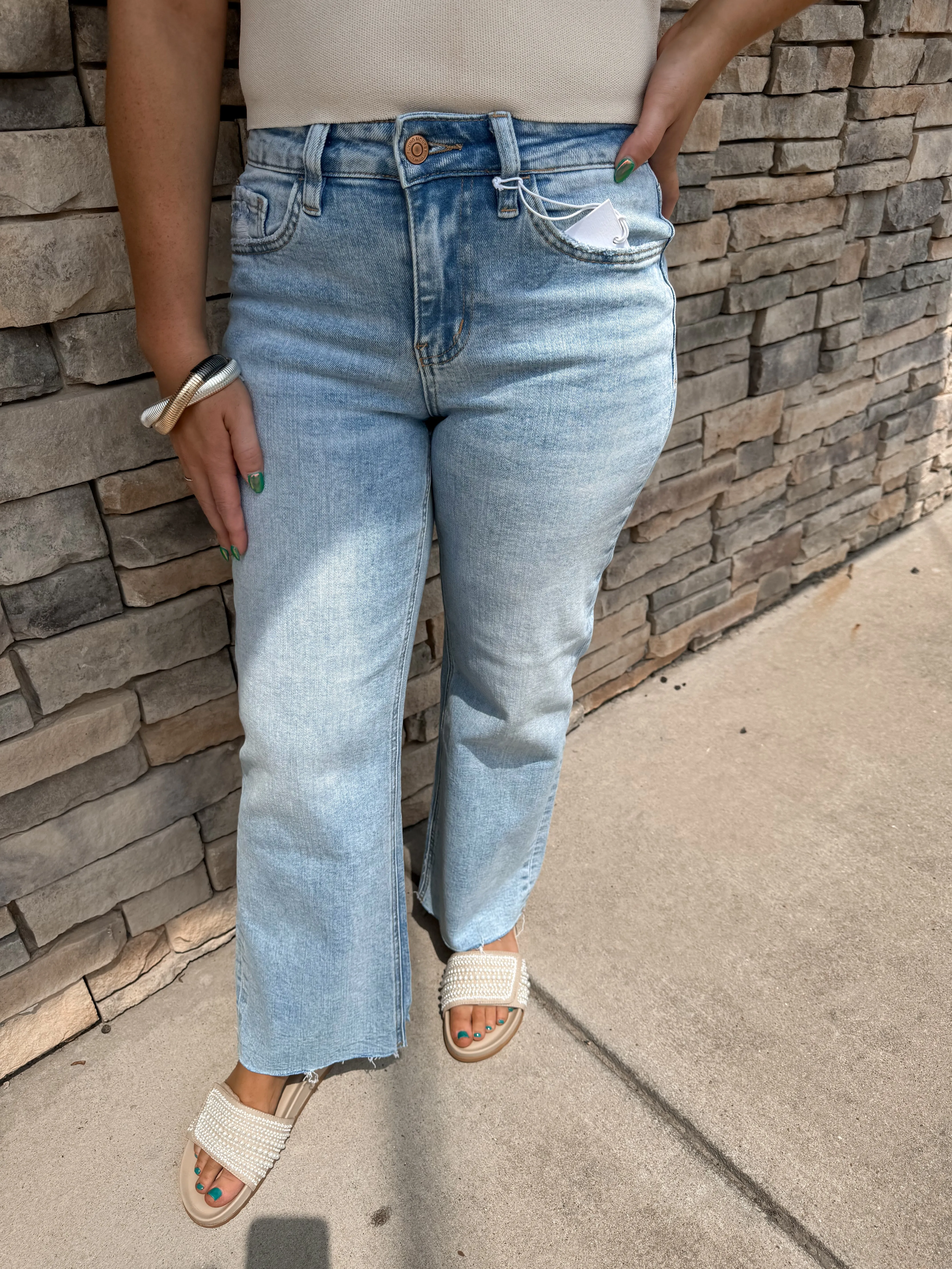 The Collins High Rise Wide Pant