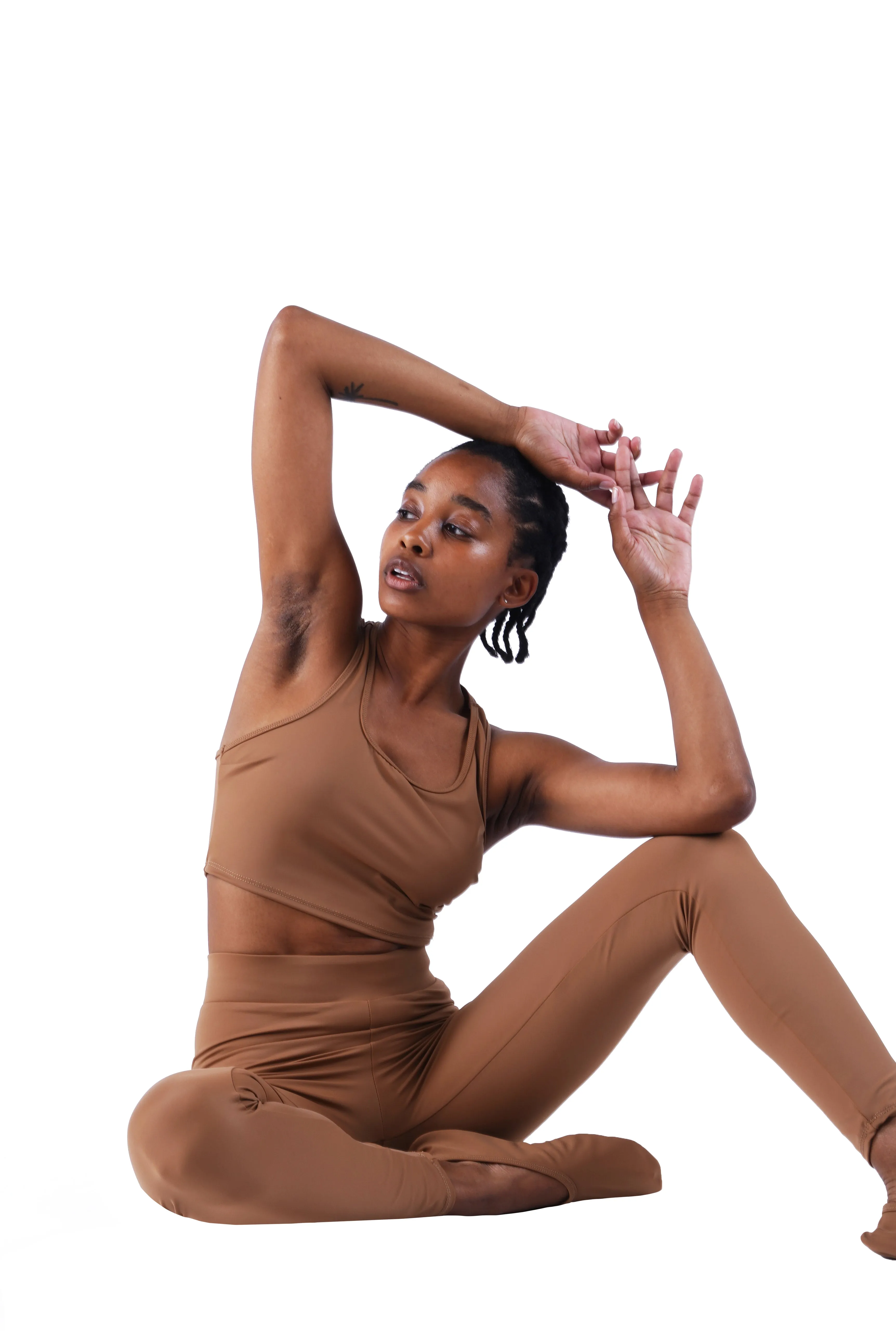 The Racerback Crop Top - Nude 02