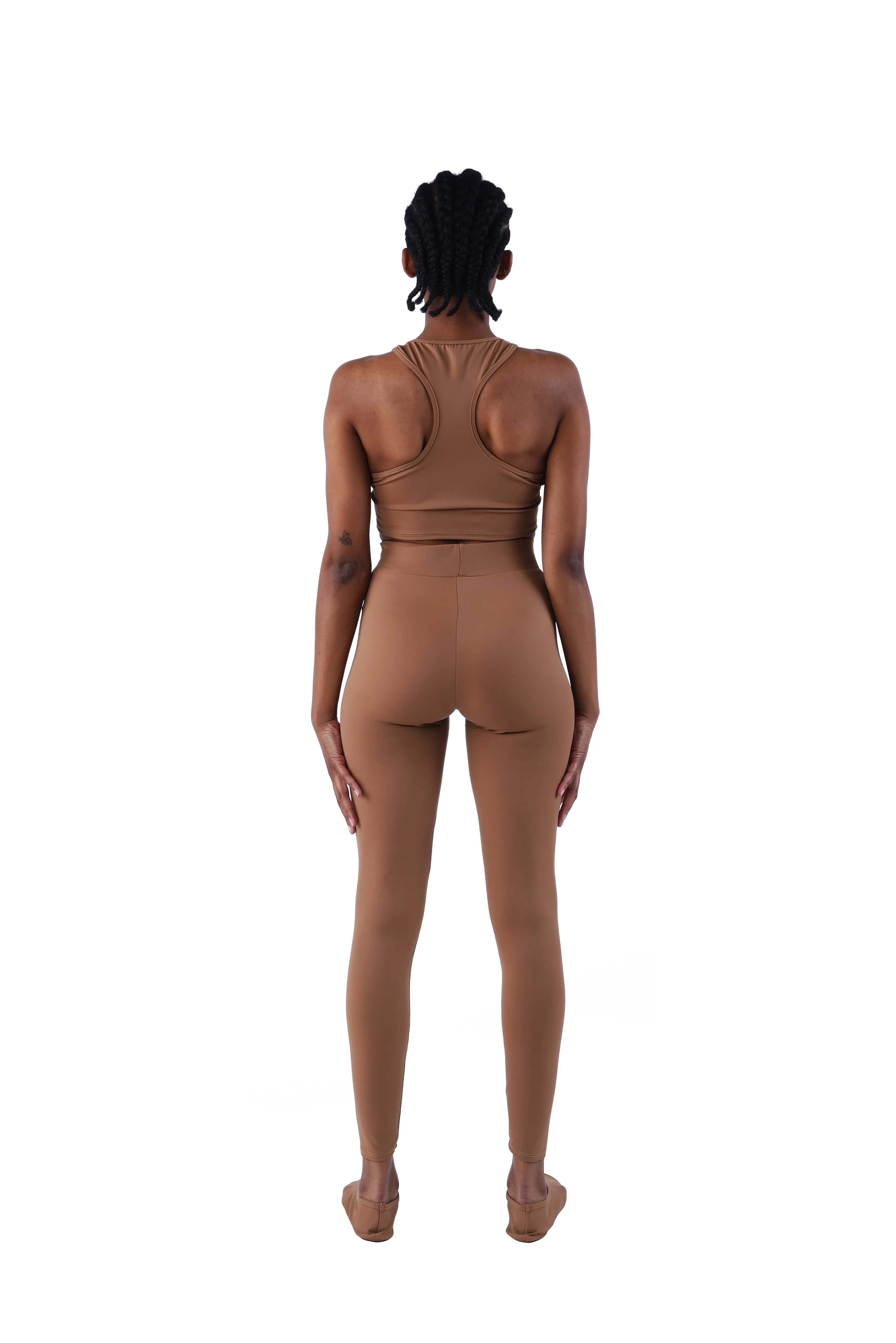 The Racerback Crop Top - Nude 02