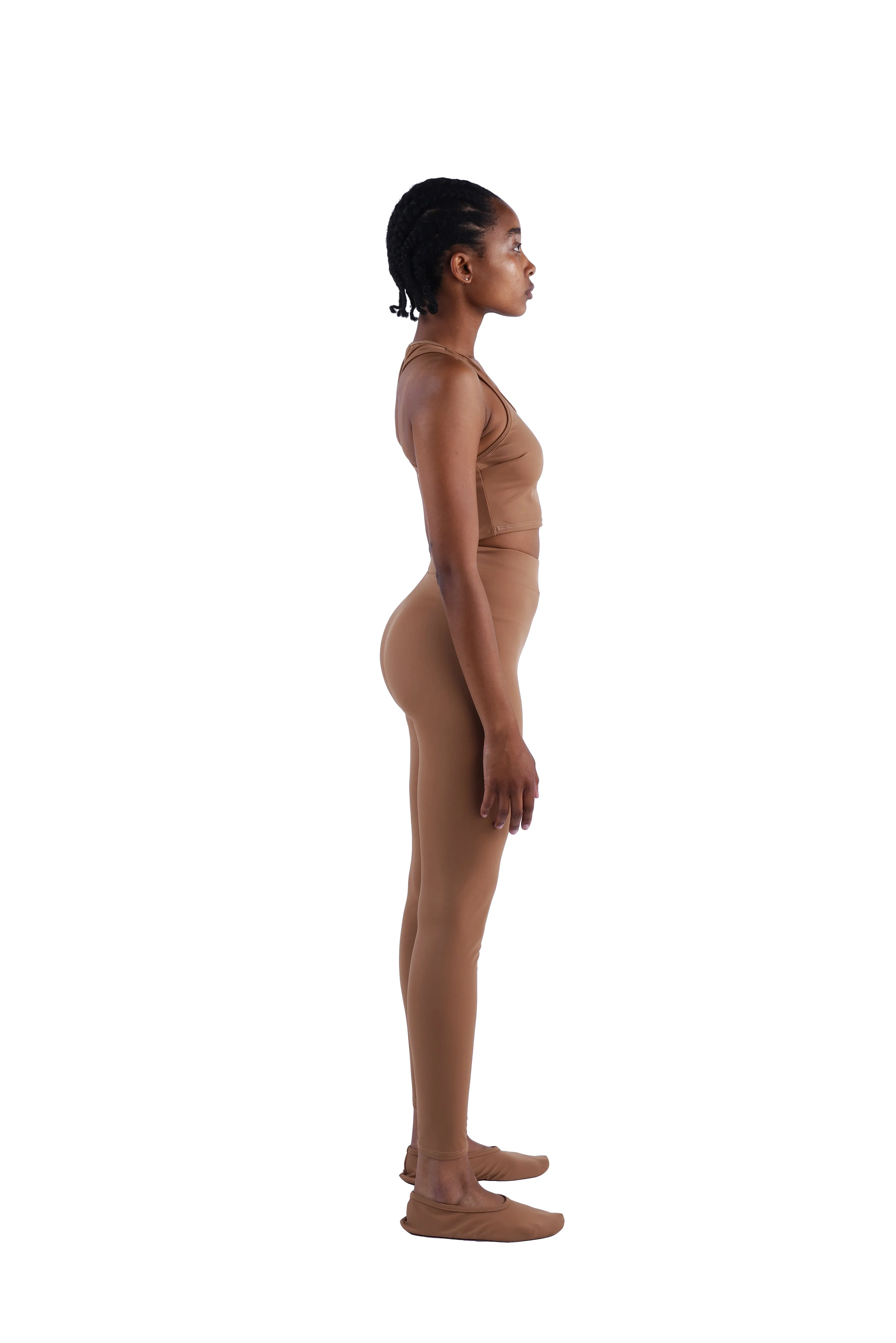 The Racerback Crop Top - Nude 02