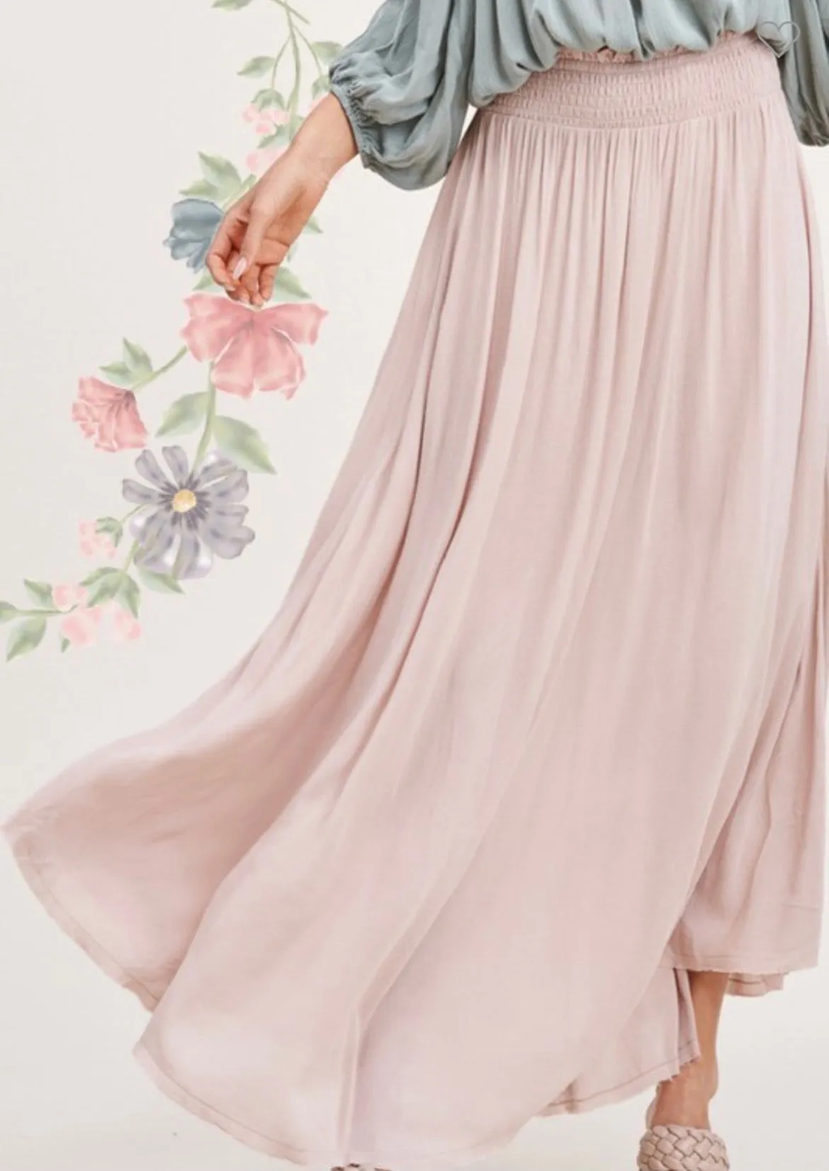 Timeless skirt with pockets!