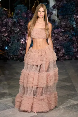 Tulle Crop Top