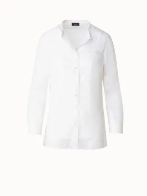 Tunic Blouse with Lizzy Grid Embroidery