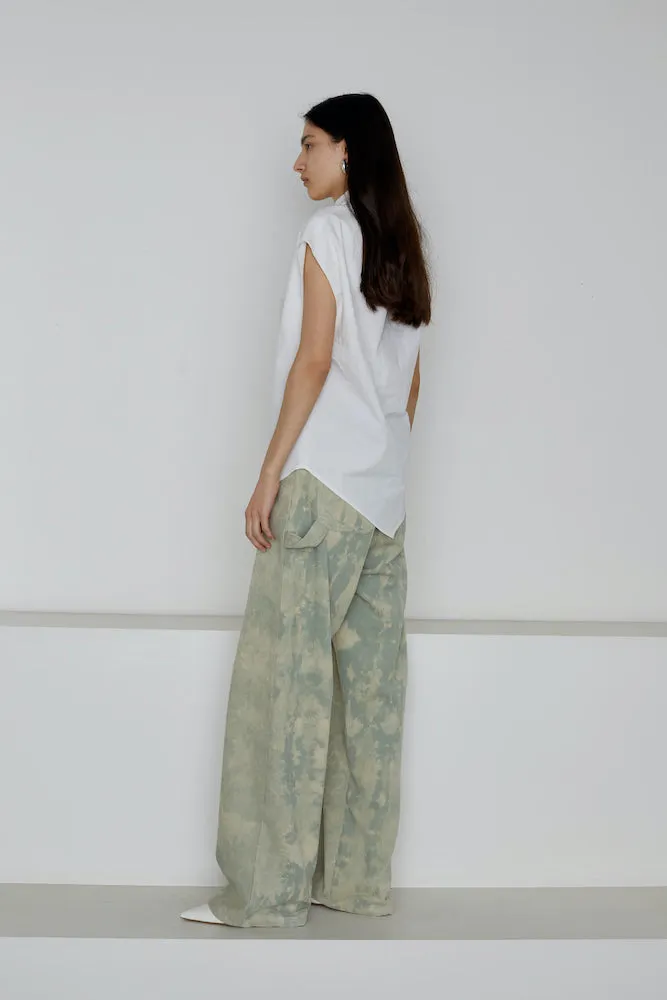 Twist Shoulder Top - Chalk