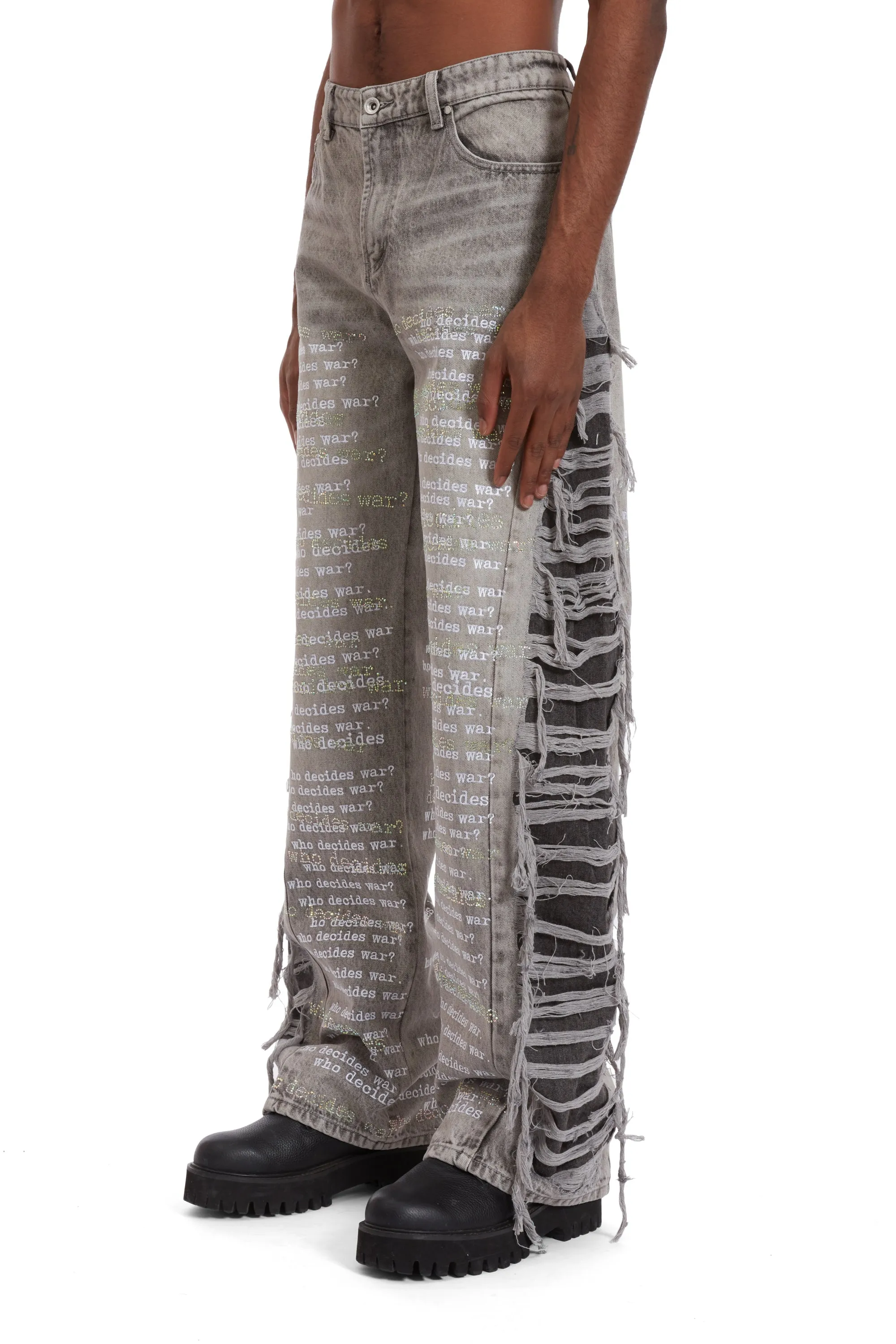 ULTRA FLARE SCRIPTURE DENIM