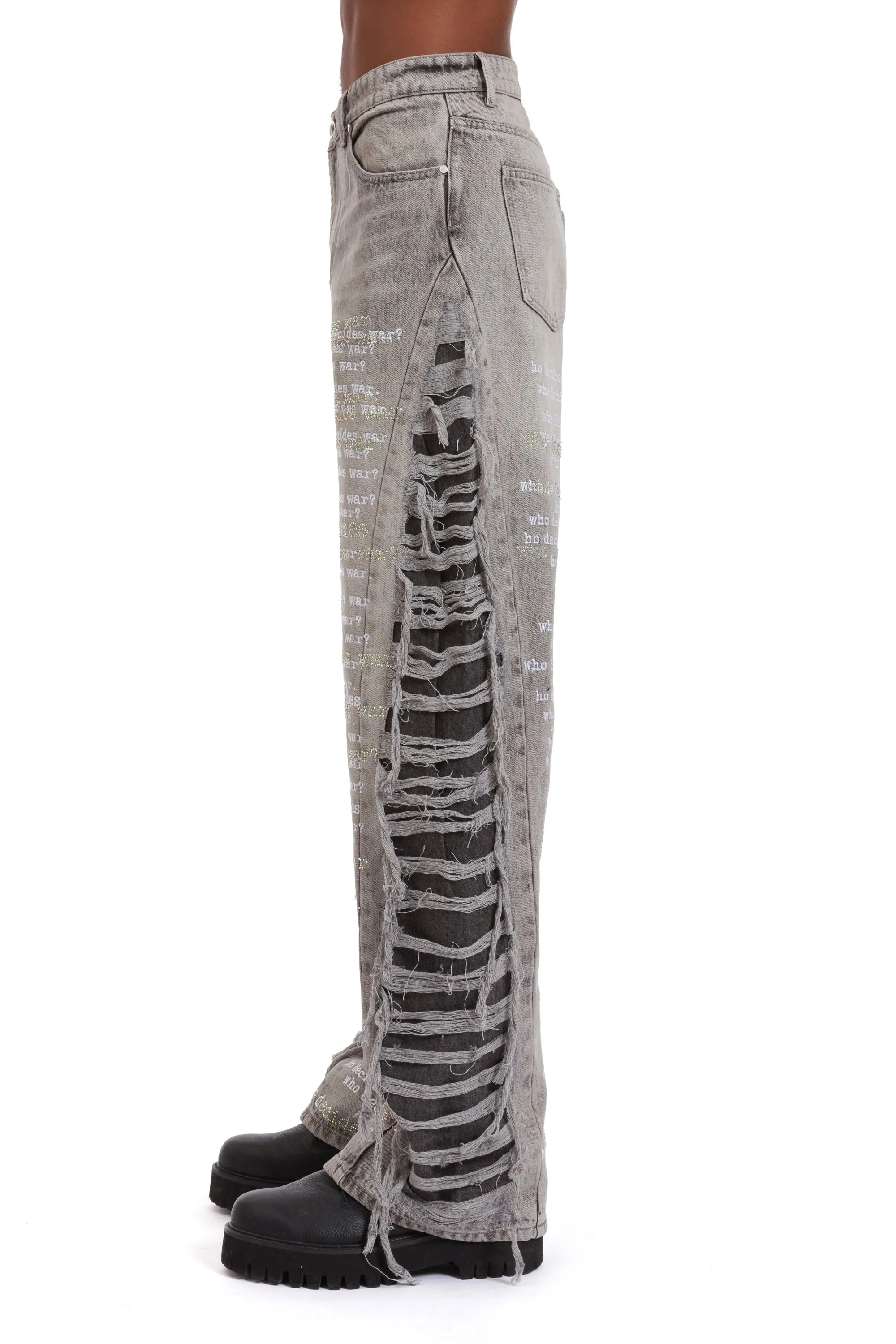 ULTRA FLARE SCRIPTURE DENIM