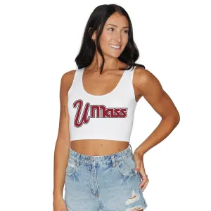 UMass Vintage Crop Tank Top