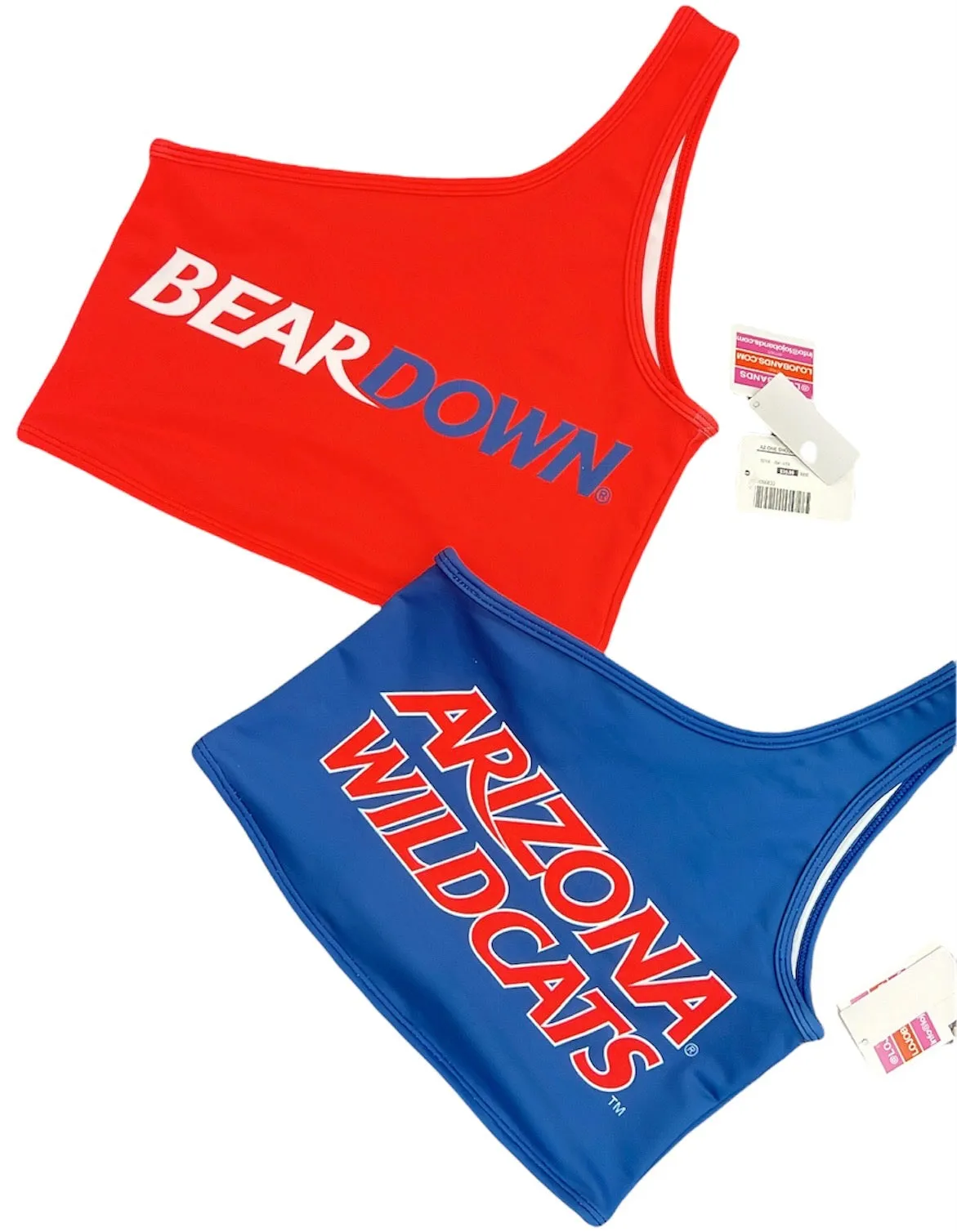 University of Arizona Navy One Shoulder Top