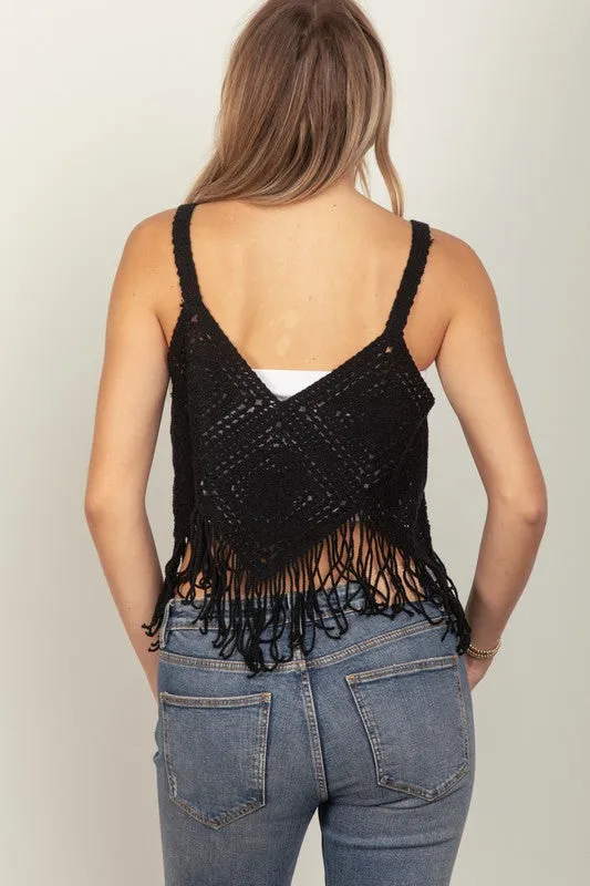 VER123 -CROCHET TOP