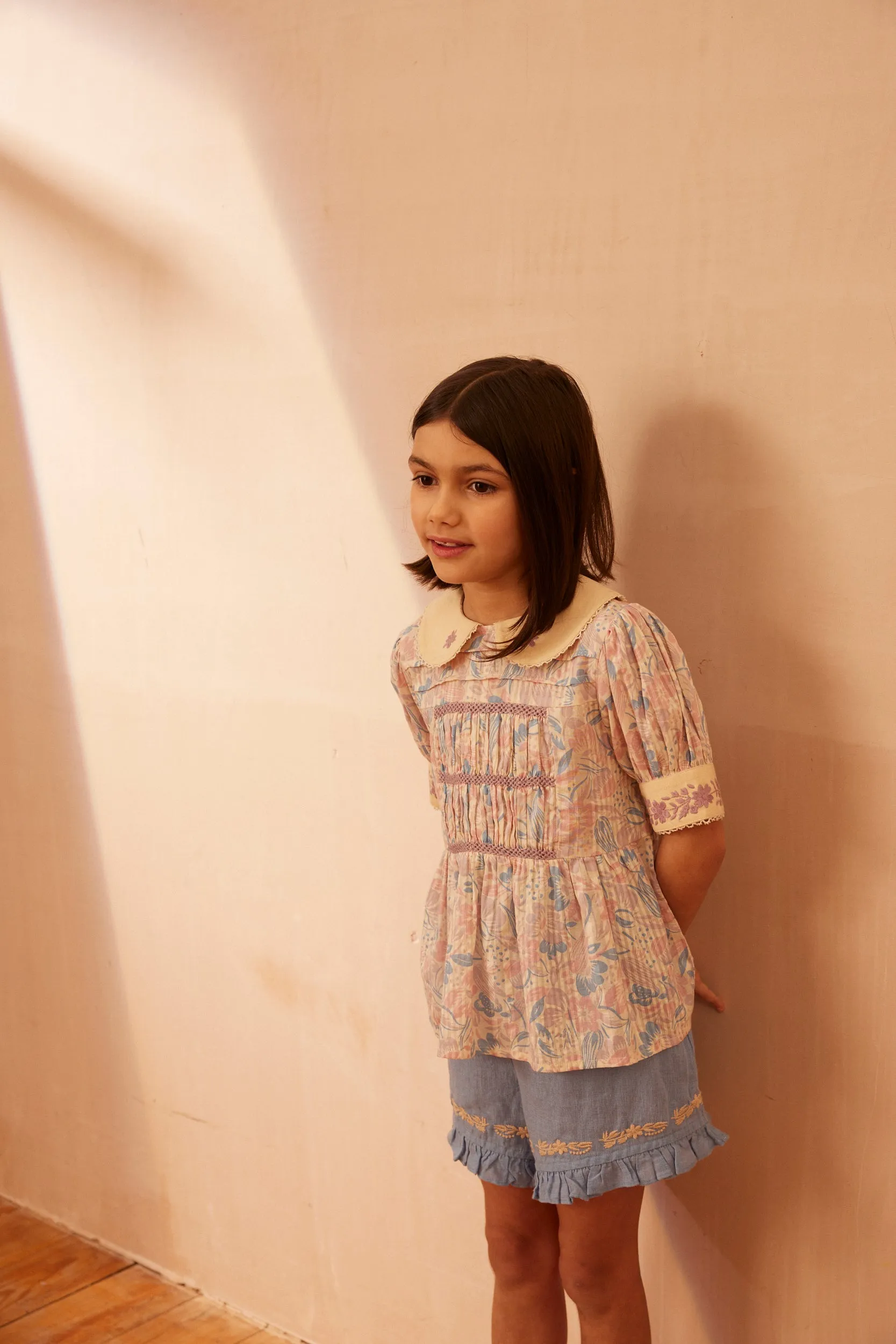 Wanda Blouse - 50's Floral