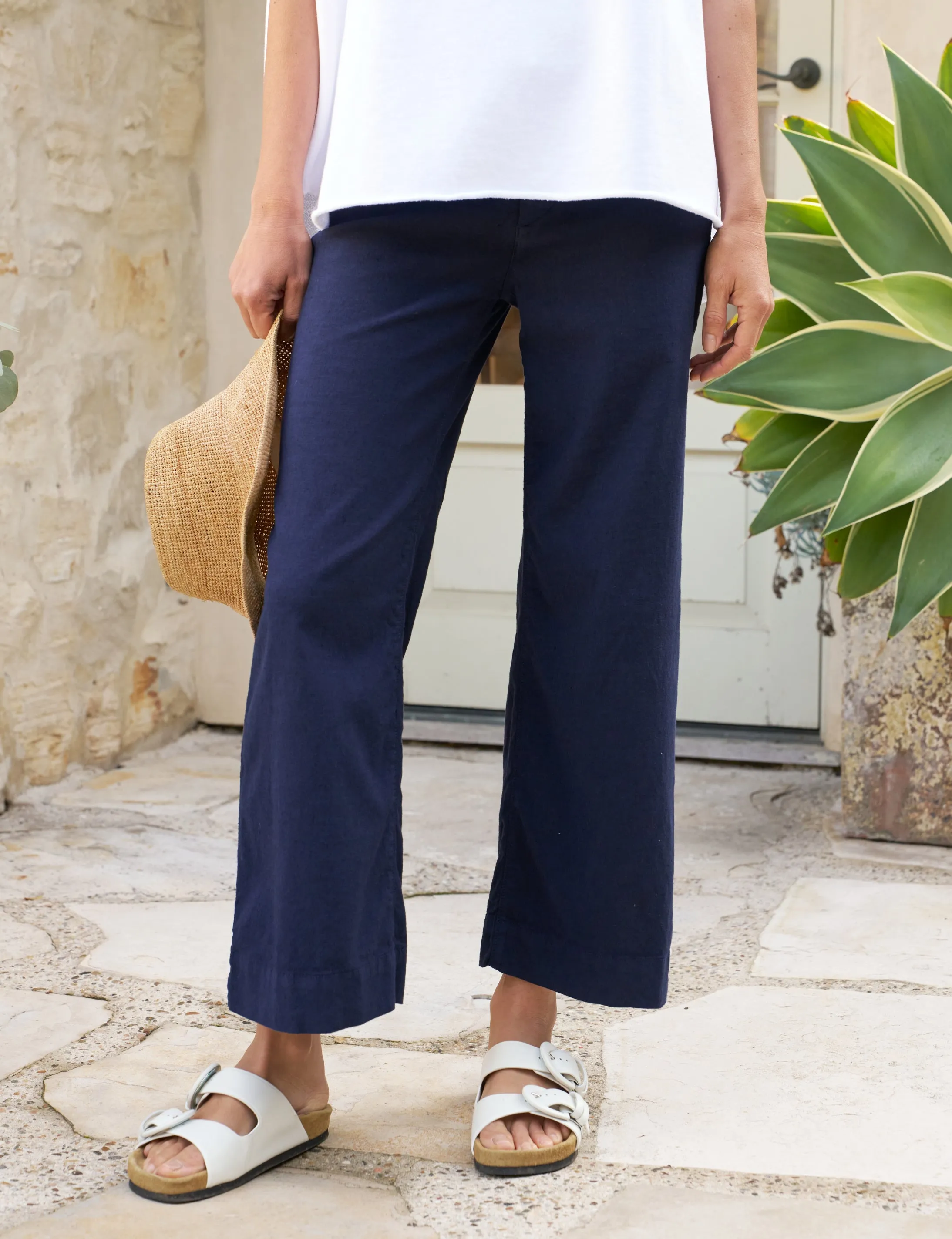 WEXFORD Navy, Italian Performance Linen