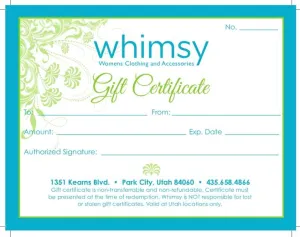 Whimsy Gift Card