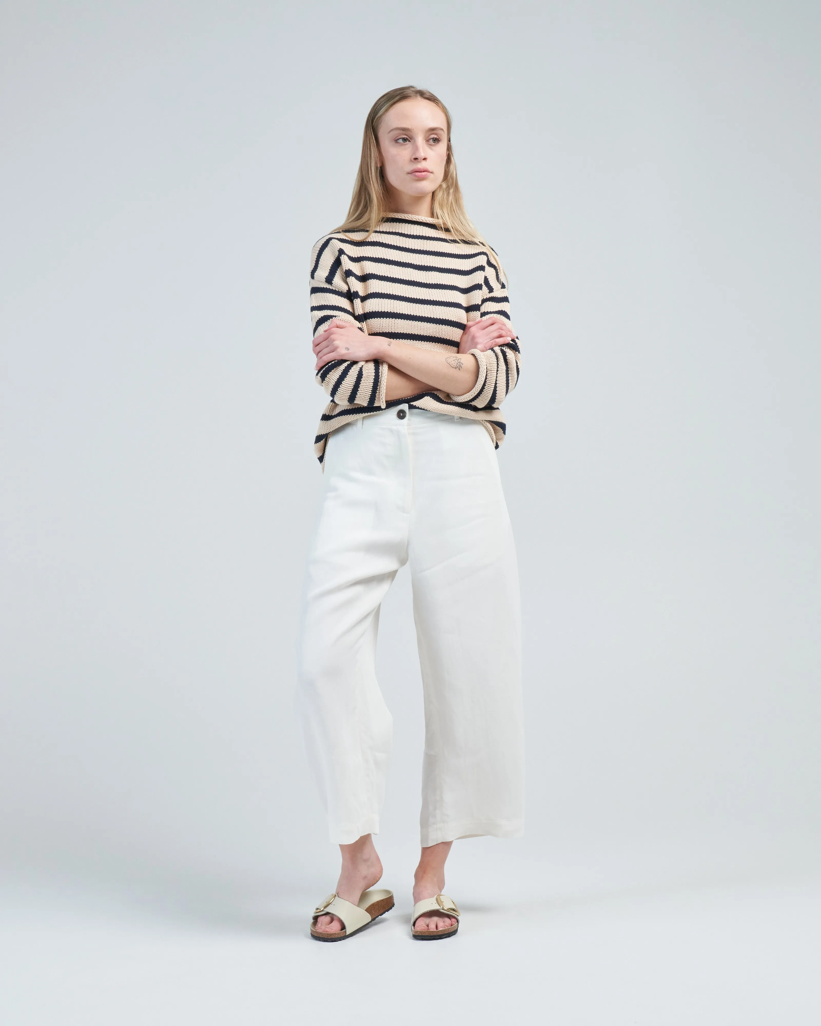 wide crop pant