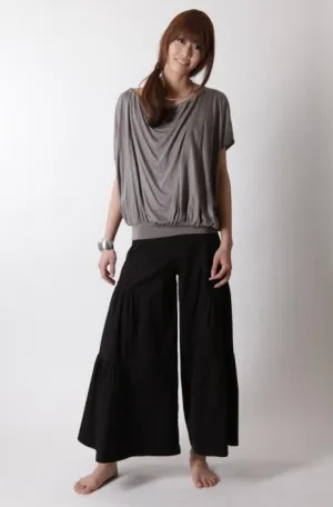 Wide Leg Tiered Pant