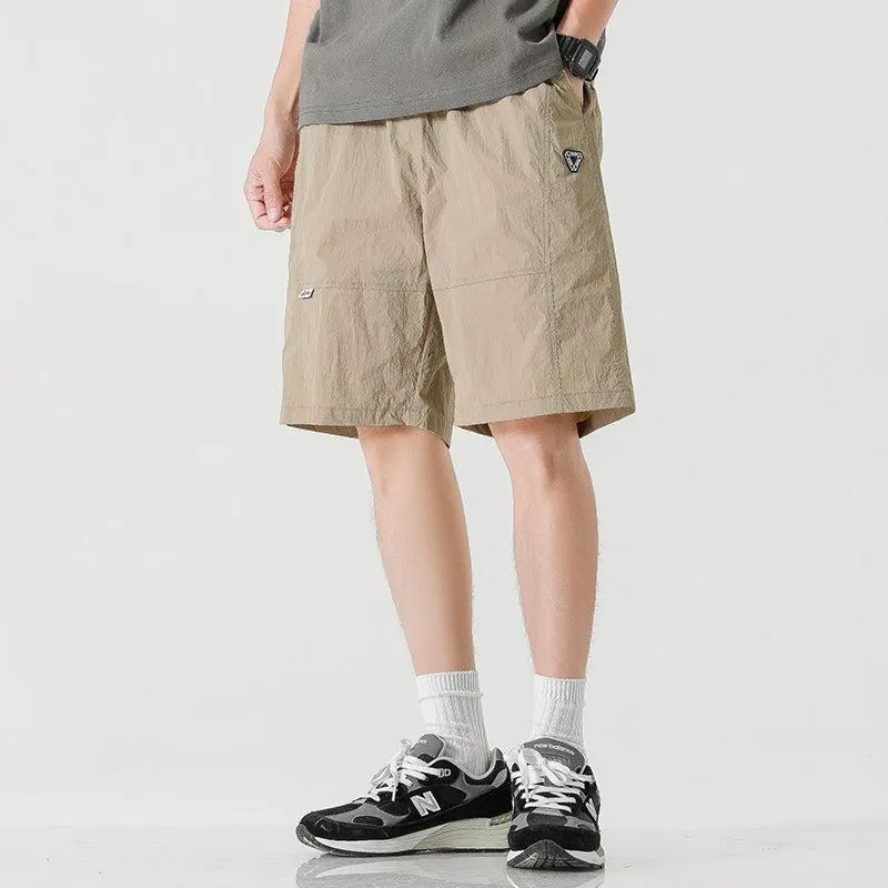 Wide Leg Track Shorts