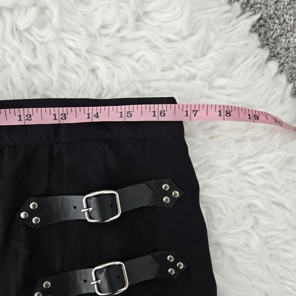 Widow Buckle Twilight Doom Maxi Skirt. Black. Size XL. New.