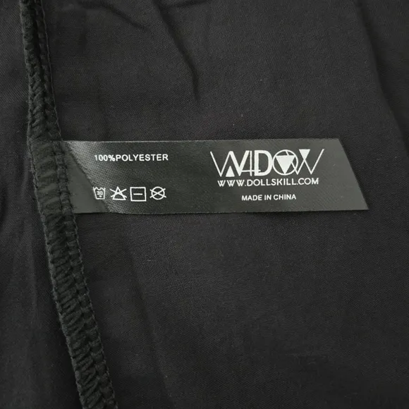 Widow Buckle Twilight Doom Maxi Skirt. Black. Size XL. New.