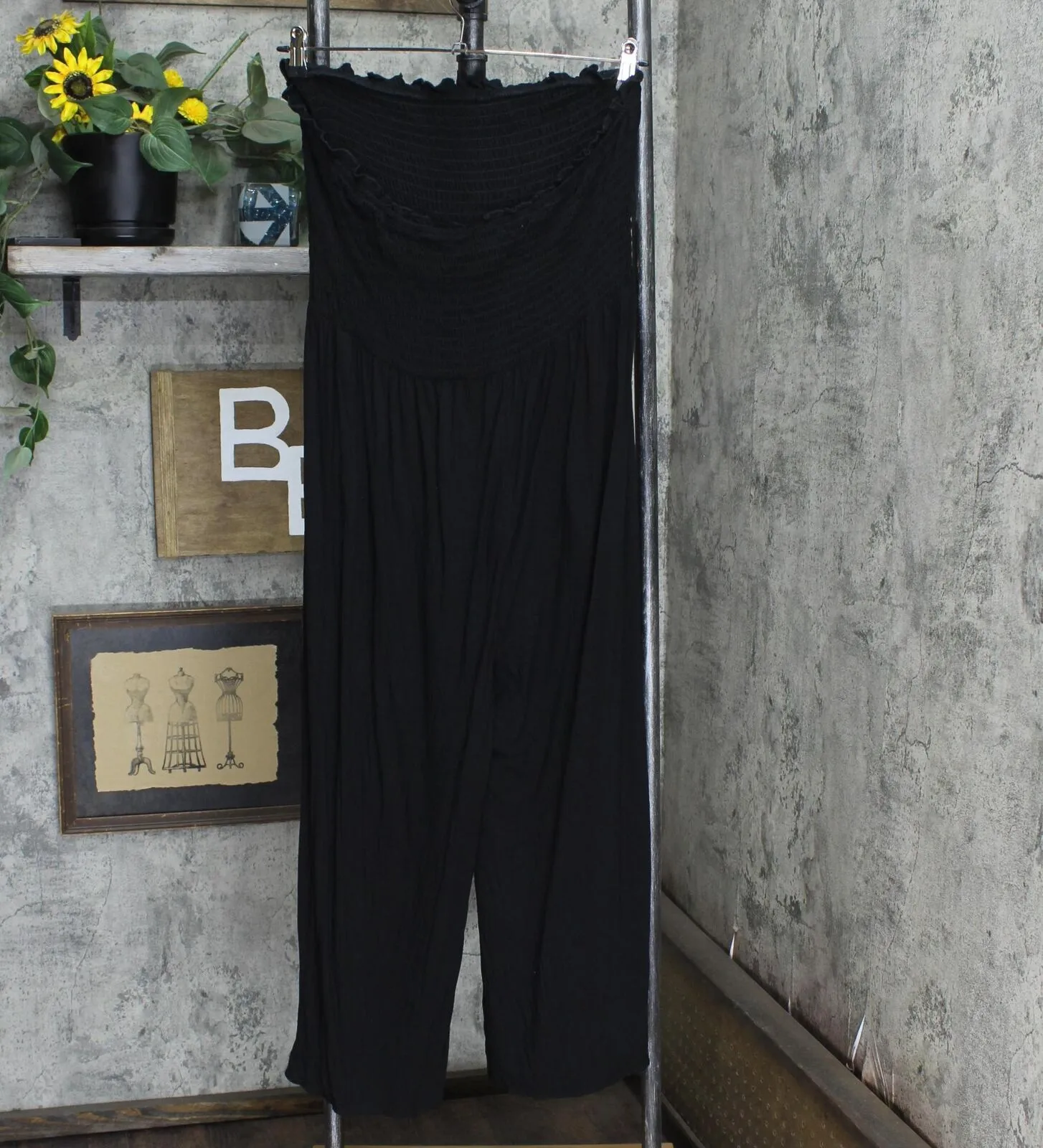 Wild Fable Womens Off the Shoulder Jumpsuit 1647f96b4f0709 Black XL