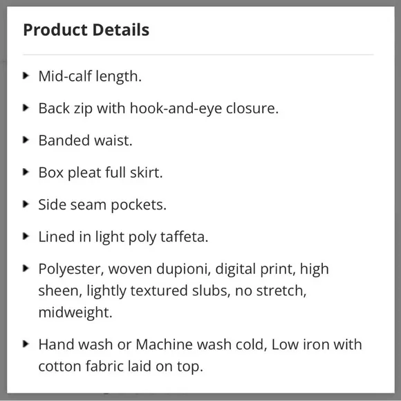Winter Conservatory Vivid Floral Skirt | Full, Box Pleat, Pockets | 3X 24W