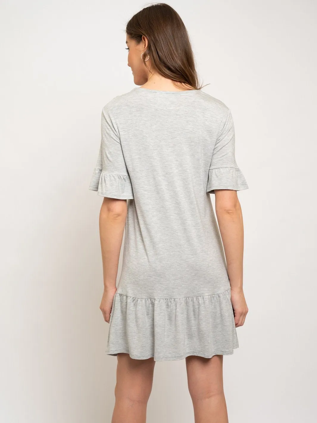 WOMEN'S BUTTON UP TUNIC DRESS