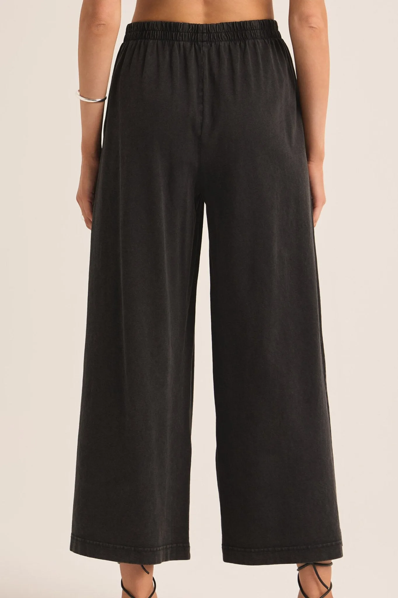 Z Supply: Scout Jersey Flare Pant in Black